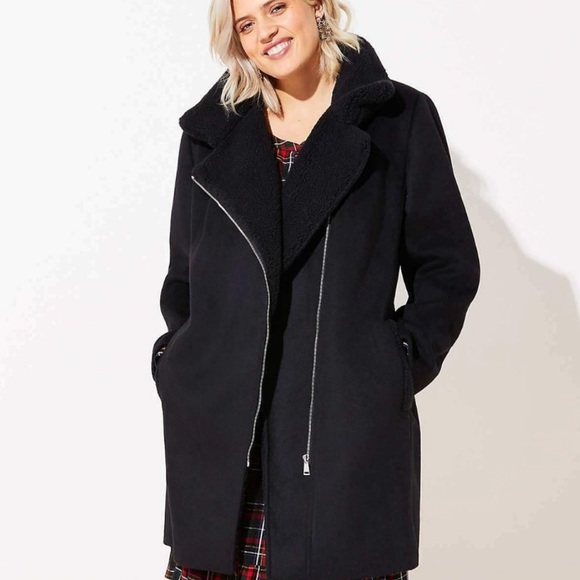 LOFT Jackets & Coats New Ann Taylor Loft Womens Fleece Winter Coat